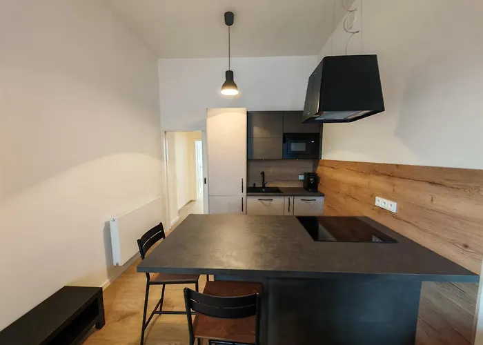 Modern 1br In Trendy Zizkov Lägenhet *